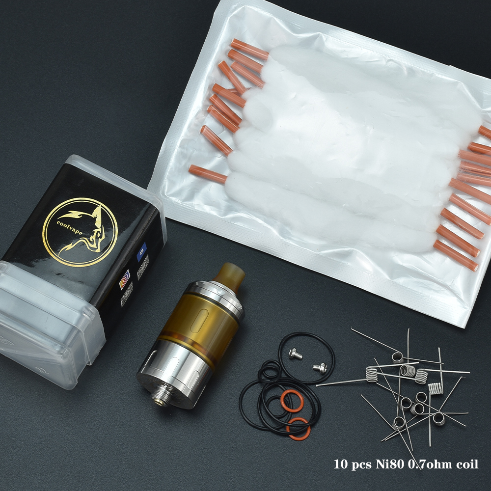 Vape Coil Replacement - Атомайзер Wolfcoolvape Hussar Gobby RTA, 22