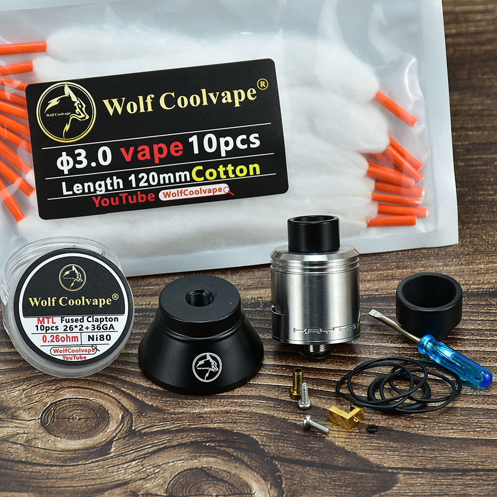 Wolfcoolvape Psyclone Kryten S – обзор и цена Vape Coil Replacement