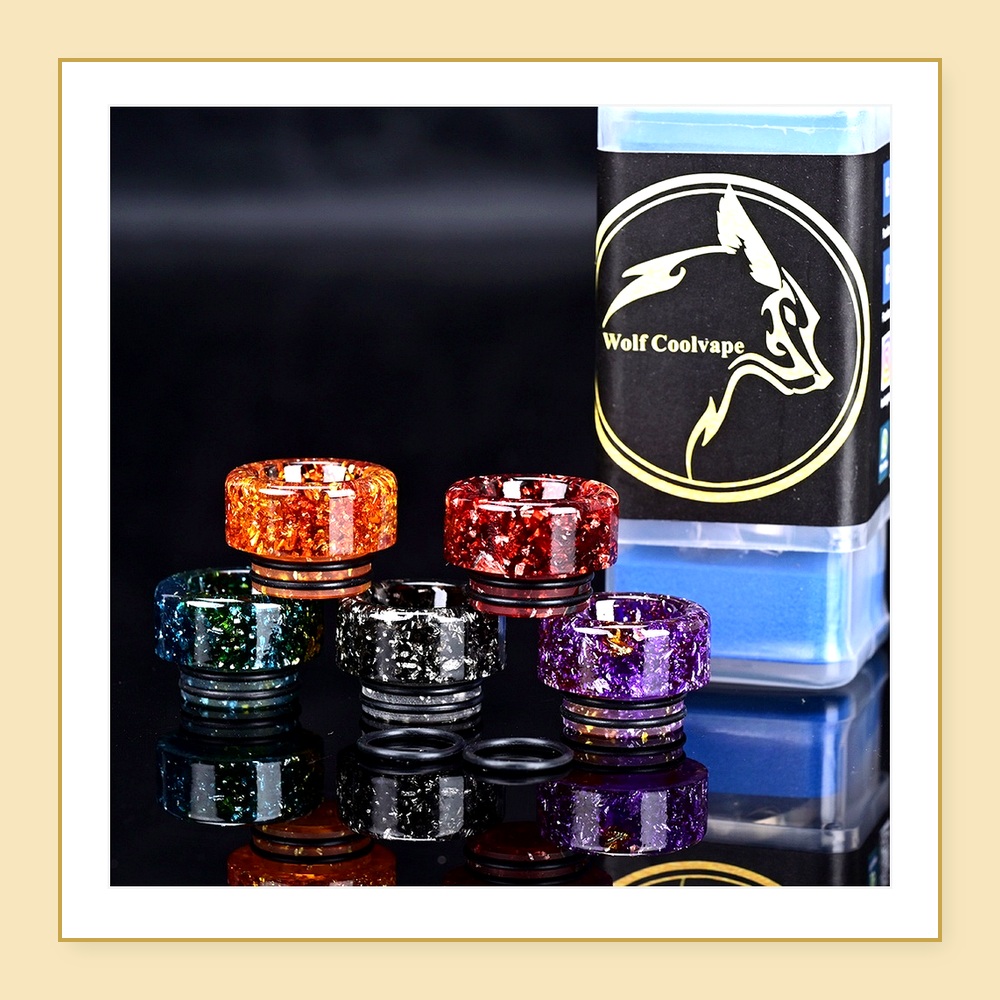 5 шт. мундштуков Wolfcoolvape  – обзор и цена Drip Tip Resin
