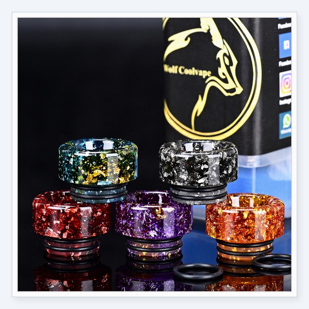 5 шт. мундштуков Wolfcoolvape  – обзор и цена Drip Tip Resin