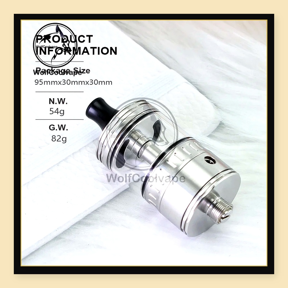 Wolfcoolvape NOLA RTA 22 мм пе – обзор и цена Vaping Air
